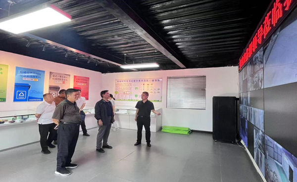 陕西省环保产业协会党支部书记李和平等领导莅临我公司调研指导工作